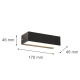 It-Lighting Martin Led 9W CCT Επιτοίχιο Φωτιστικό Up-Down Λευκό (80200820)