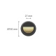 It-Lighting Maroon Led 2W CCT Επιτοίχιο Φωτιστικό Γκρι (80201630)