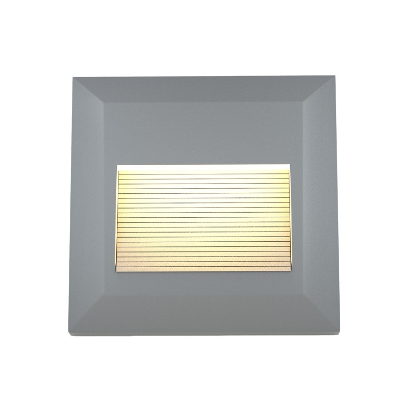 It-Lighting Salmon Led 2W CCT Επιτοίχιο Φωτιστικό Γκρι (80201830)