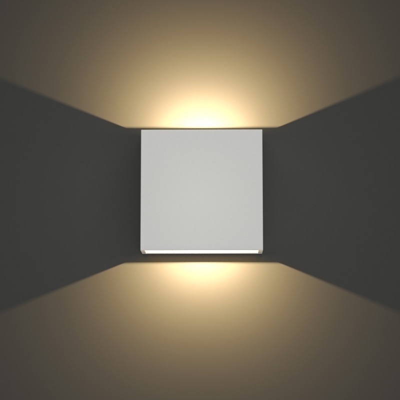 It-Lighting Yellowstone Led 4W 3000K Επιτοίχιο Φωτιστικό Up-Down Ρυθμιζόμενης Δέσμης Λευκό (80200921)