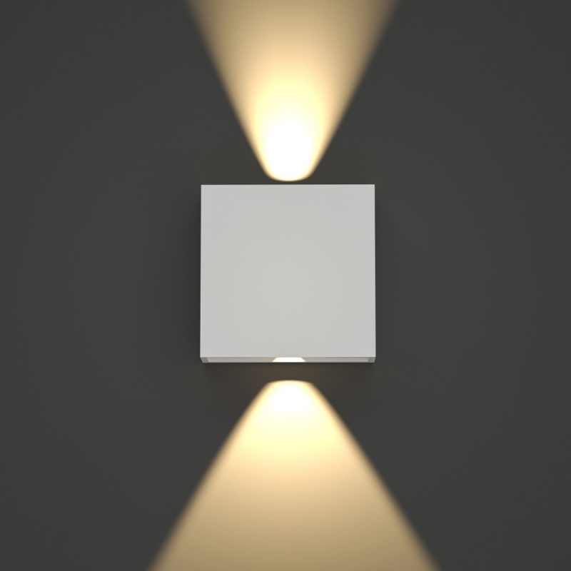 It-Lighting Yellowstone Led 4W 3000K Επιτοίχιο Φωτιστικό Up-Down Ρυθμιζόμενης Δέσμης Λευκό (80200921)