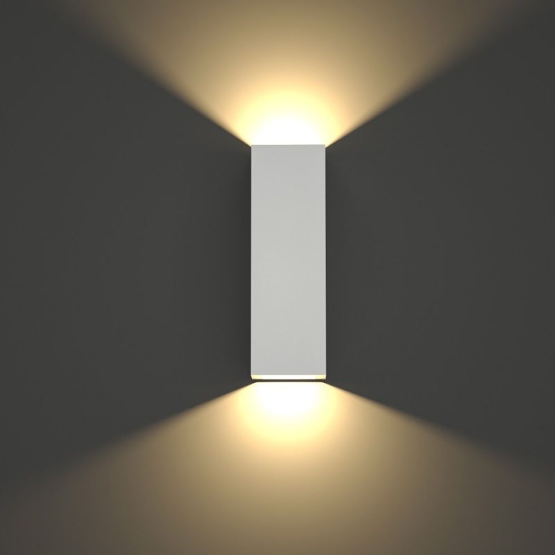 It-Lighting Lanier Led 5W 3000K Επιτοίχιο Φωτιστικό Up-Down Ρυθμιζόμενης Δέσμης Λευκό (80201021)