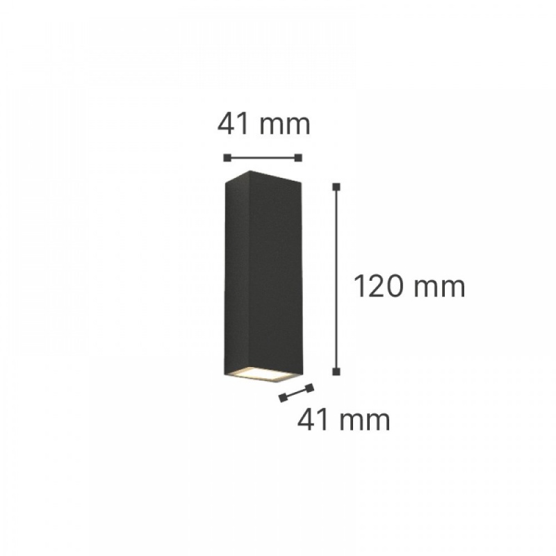 It-Lighting Lanier Led 5W 3000K Επιτοίχιο Φωτιστικό Up-Down Ρυθμιζόμενης Δέσμης Λευκό (80201021)