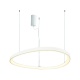 Aca Led Κρεμαστό Φωτιστικό 54W 3000Κ Λευκό (BR97LEDP60WH)