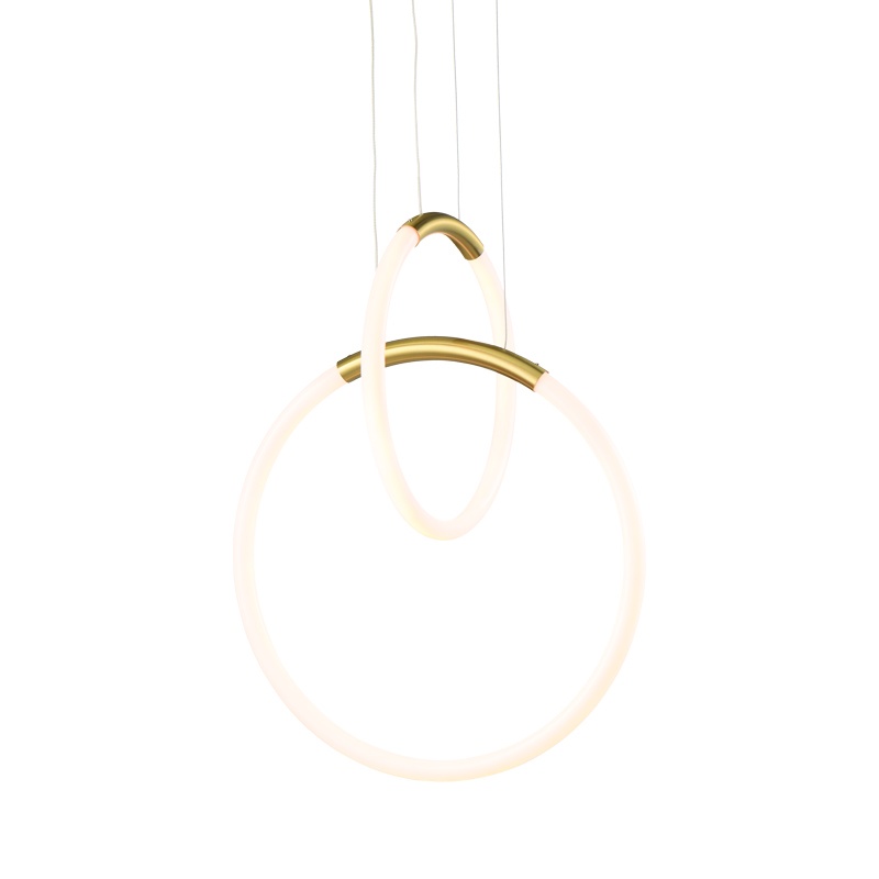 Aca Led Κρεμαστό Φωτιστικό 24W 3000K Ορείχαλκος (ZM31LEDP40BR)