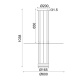 Aca Led Κρεμαστό Φωτιστικό 18W Μαύρο (YL1691LEDPBK) [ΝΤ]
