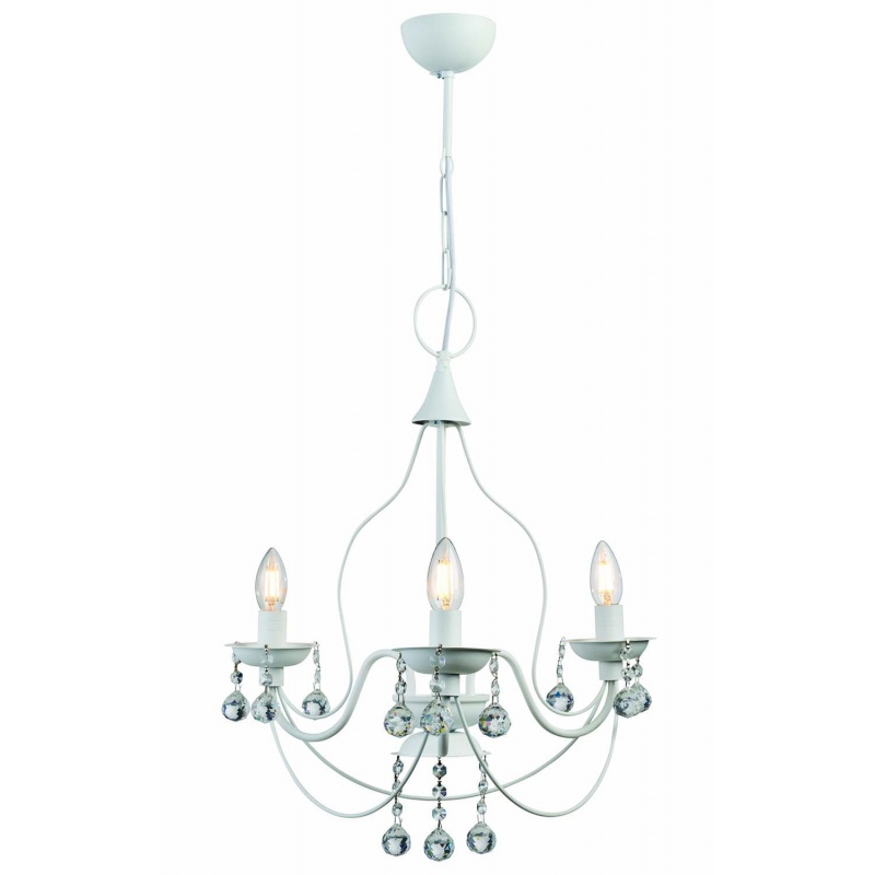 Arkolight Φωτιστικό Πολύφωτο 3Φ Μέταλλο Λευκό E14 (1564-1/3)