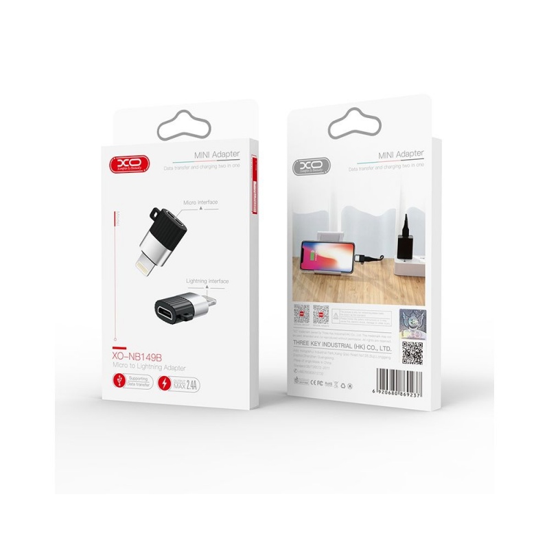 XO Αντάπτορας από Micro USB σε Lightning (NB149-B)