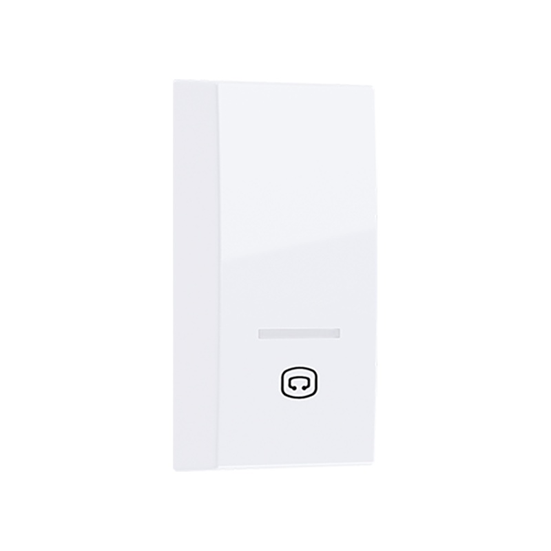 Acaelec Modys Πλήκτρο με Ένδειξη & Σύμβολο Υπέρυθρη 1 Στοιχείο Λευκό (10101333130)