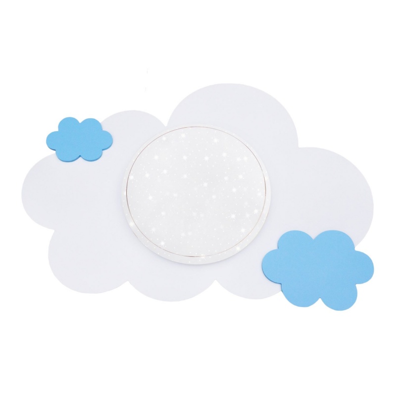 Elobra Led Παιδικό Φωτιστικό Τοίχου Σύννεφο Ροζ Cloud Starlight (137741)
