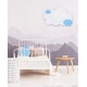 Elobra Led Παιδικό Πορτατίφ Σύννεφο Μπλε Cloud (139226)
