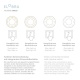 Elobra Led Παιδικό Φωτιστικό Οροφής Ροζ Cloud (140000)