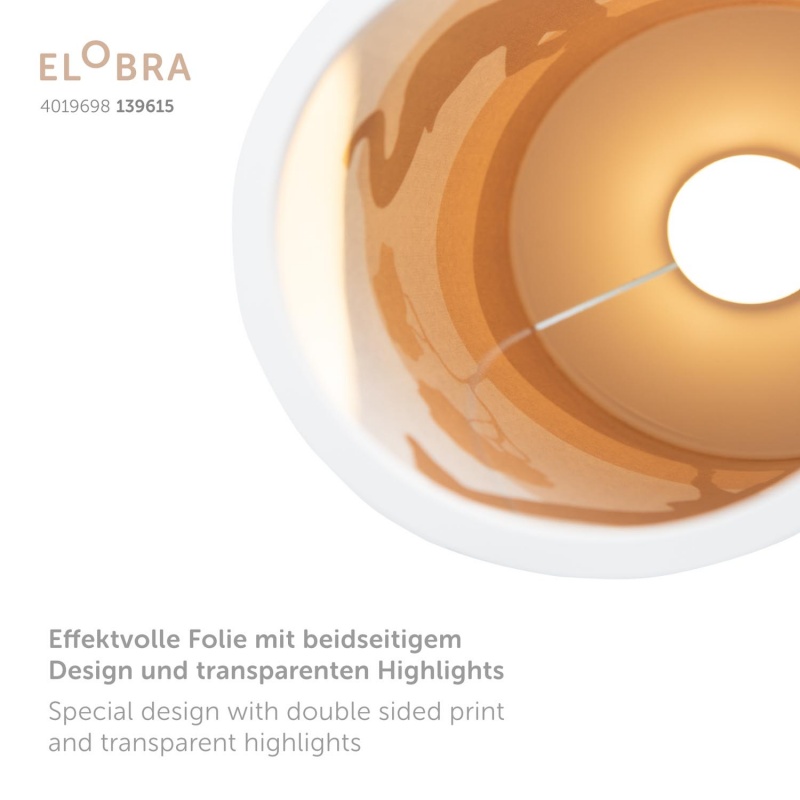 Elobra Led Παιδικό Πορτατίφ Πορτοκαλί Σαβάνα Savanne Scandi (139615)