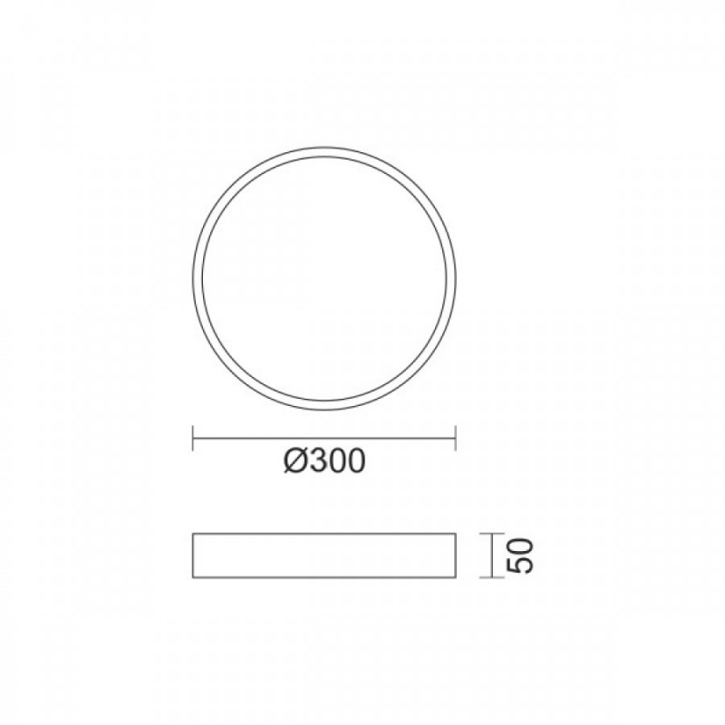 Spotlight Led Πλαφονιέρα CCT 28W 3000K-4000K-6000K Ø30 (3269)