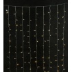 360 Led (5mm) Λαμπάκια Κουρτίνα Θερμά 2x2m με Διάφανο Καλώδιο (60278)