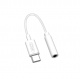 XO Καλώδιο Αντάπτορας Type-C σε 3.5mm Μαύρο (NBR161)