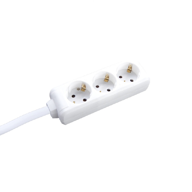 Acaelec Πολύπριζο 3 Θέσεων με καλώδιο 1.5m 3x1.5mm² Λευκό (BMS20C315)