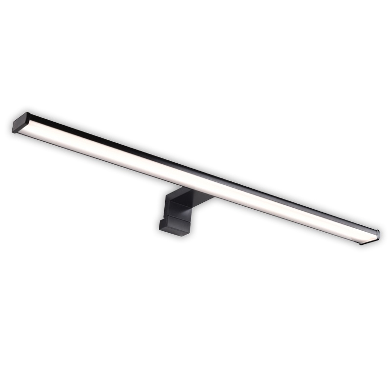 Adeleq Επιτοίχιο Led Φωτιστικό Μπάνιου 12W 4000K Μαύρο (3-601211)