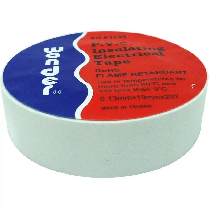 Wonder Μονωτική Ταινία PVC 19x20 Λευκή (147-34000)