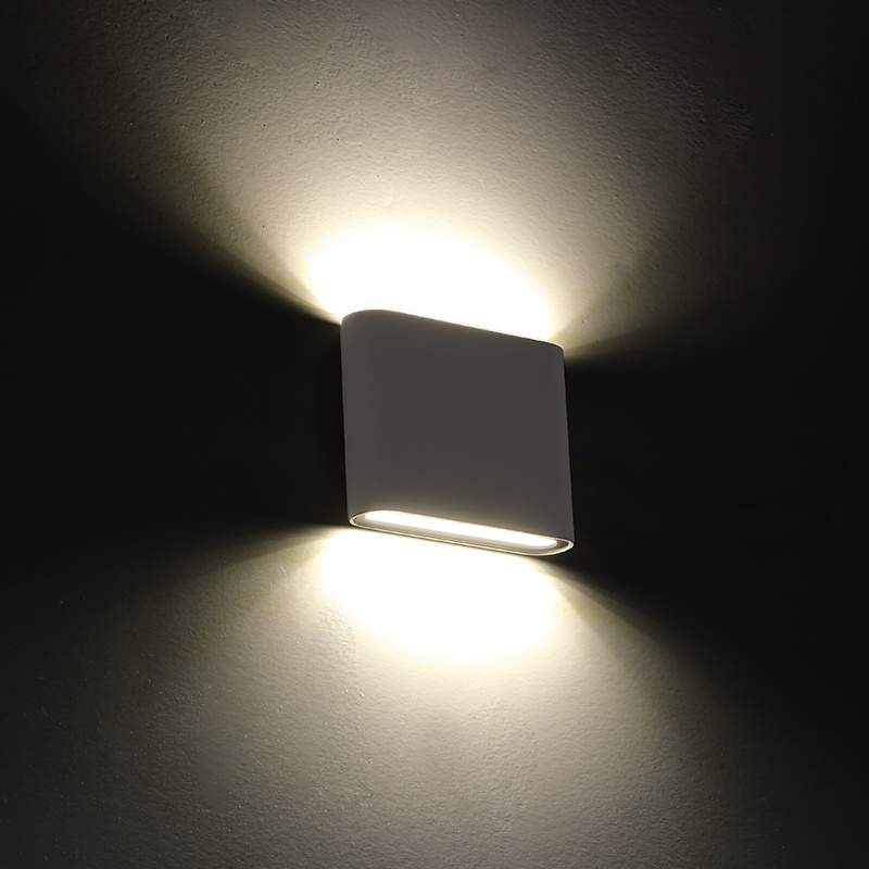 Aca Led Επιτοίχιο Φωτιστικό Αλουμινίου Λευκό 7W 3000K (LG2631W)