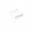 Λευκό Μεταλλικό κλιπ στερέωσης για προφίλ P108 & P109 Λευκό (MC108109W)