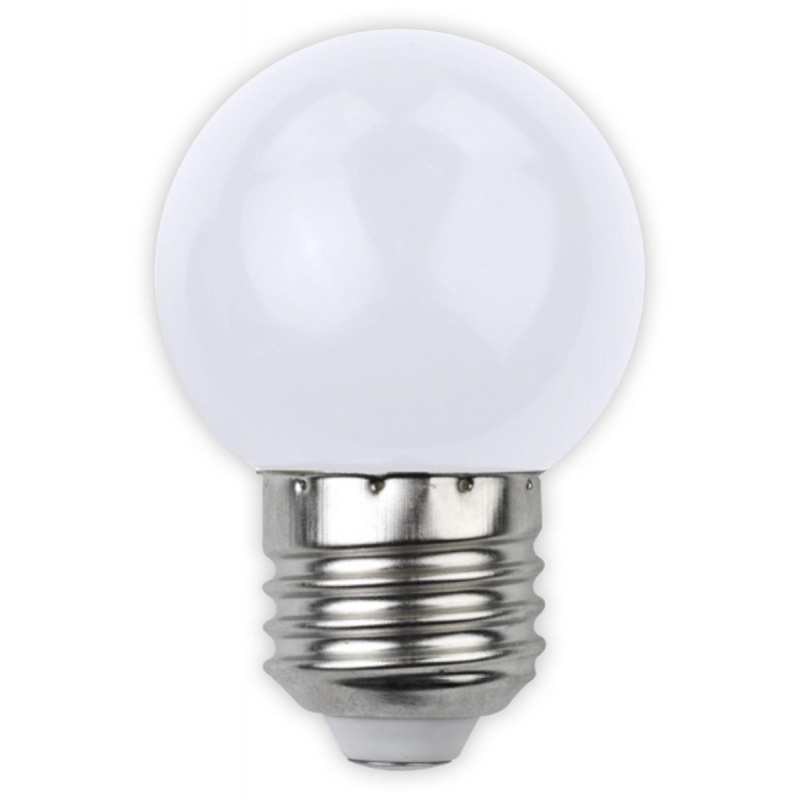 Avide Λάμπα Led SMD 1W E27 Λευκό (ABDLG45-1W-W)