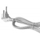 Philips Πολύπριζο 5 Θέσεων + 2 USB με διακόπτη & καλώδιο Braided  2m Λευκό (SPN3052WA)