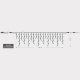 Eurolamp Βροχή 144 Led (3mm) Θερμά 300x60cm με Διάφανο Καλώδιο (600-11356) [600-06591]