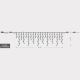 Eurolamp Βροχή 288 Led (3mm) Θερμά 600x60cm με Διάφανο Καλώδιο (600-11358) [600-06631]