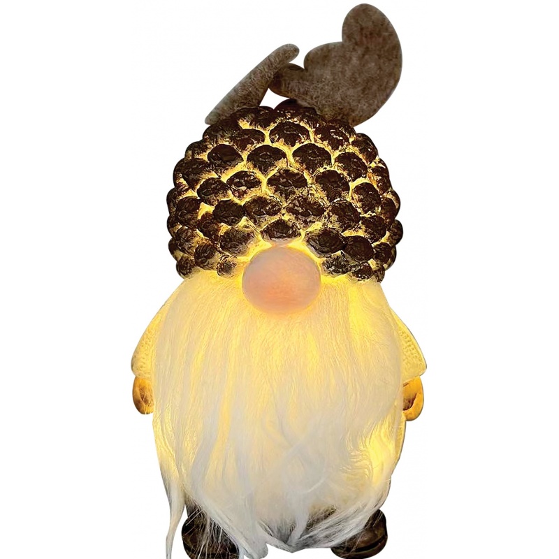 Φωτιζόμενος Πήλινος Νάνος 10.5cm (AG22002-10.5A)