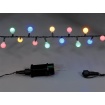 100 Led (3mm) RGB 5m με Μπίλια & Πράσινο Καλώδιο (62310)