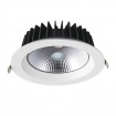 LED COB Χωνευτό Φωτιστικό VIDO 40W 100° 3000K (VIDO4030)