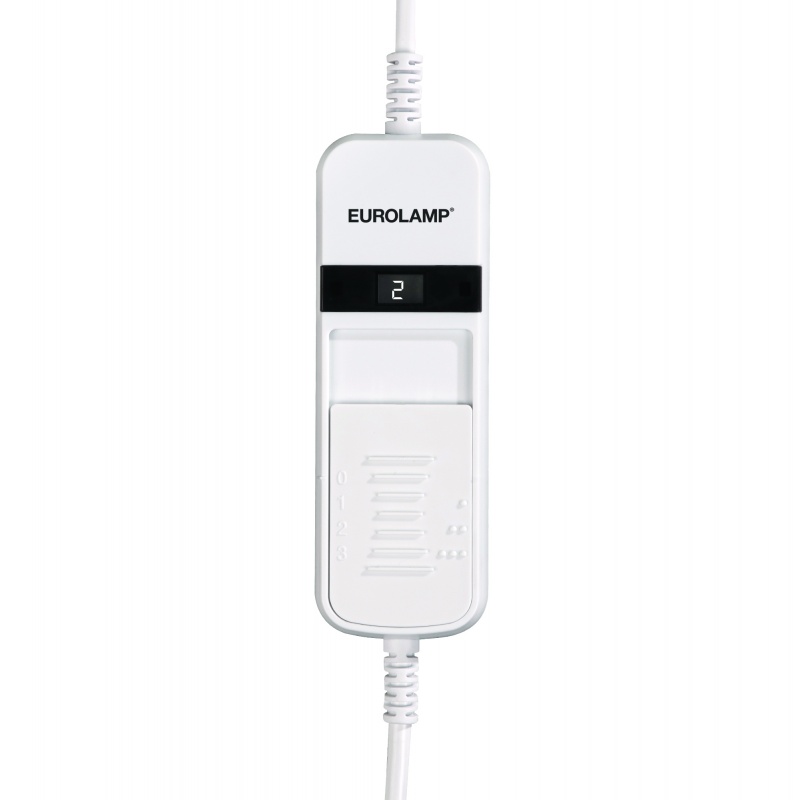 Eurolamp Ηλεκτρικό Υπόστρωμα Διπλο 2x60W 140x160cm Πλενόμενο με Χειριστήριο & Χρονοδιακόπτη (300-29206)