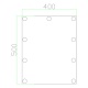 Arte Illumina Touch Led Καθρέπτης 9W 3CCT (144-88008)