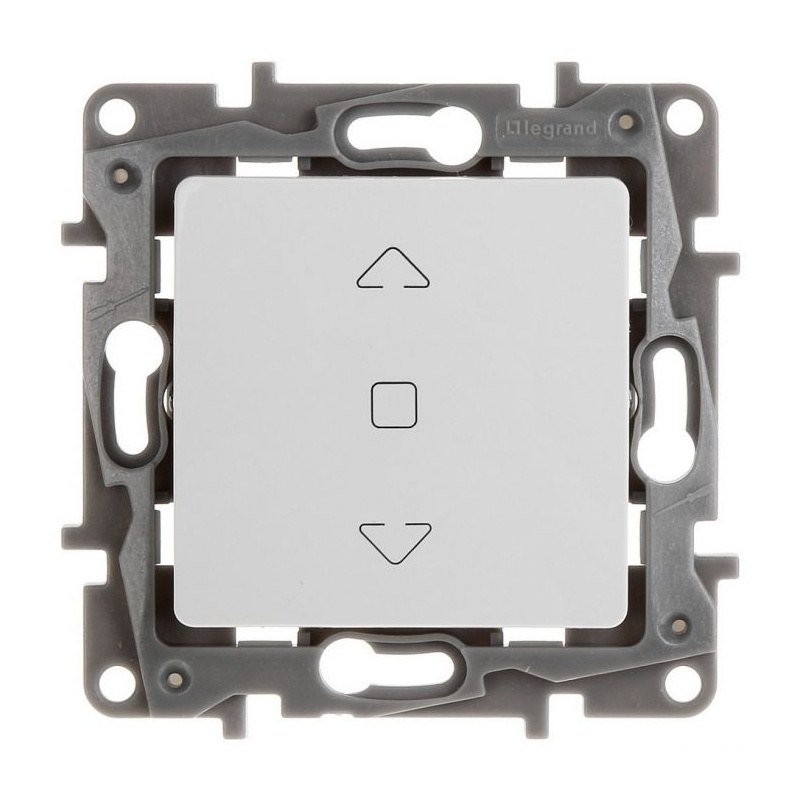 Legrand Niloe Μπουτόν Ρολών 3 Θέσεων Λευκός (764512)