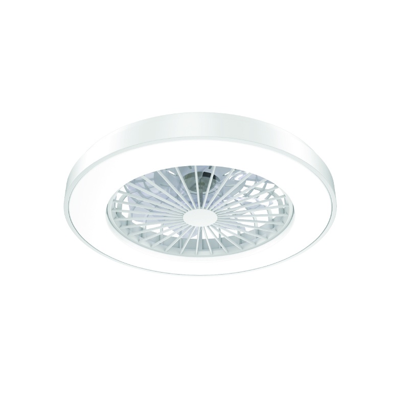 Aca Ανεμιστήρας Οροφής LED CCT 50cm DC22W 7 Πτερυγίων Λευκός (FANOKWH10G)