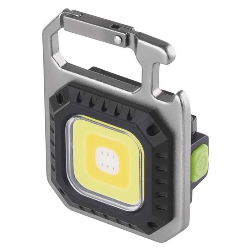 Emos Επαναφορτιζόμενος Led Φακός Μπρελόκ 750lm IP44 Ασημί-Μαύρο (P4714)