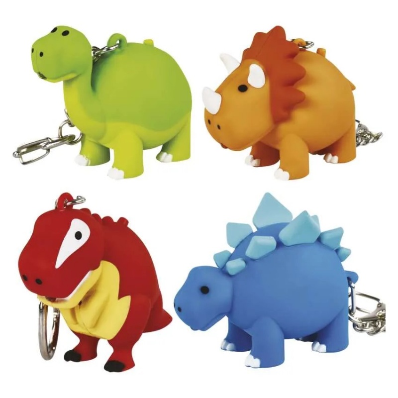 Emos Dinosaurs Led Φακός-Μπρελόκ με Ήχο (P4711)