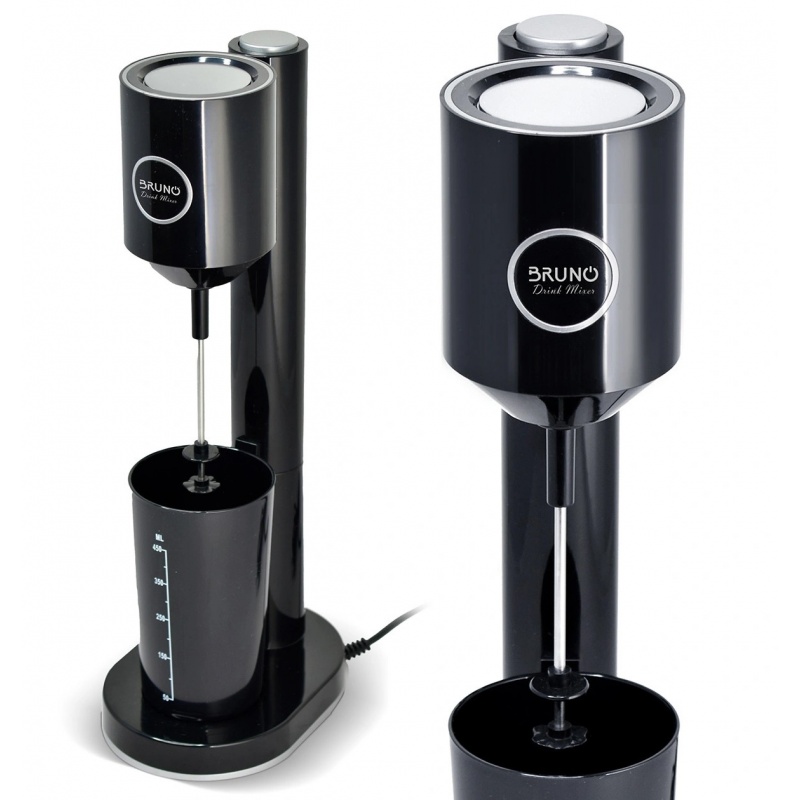 Bruno Φραπεδιέρα Επιτραπέζια 100W με δοχείο 450ml Μαύρη (BRN-0183)