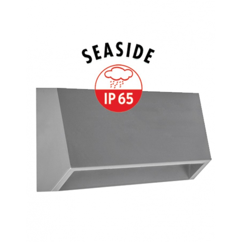 Universe Επιτοίχιο Led Φωτιστικό 3W 3000K Γκρι (1-U006316)