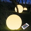 Aca Led RGBW Ηλιακό Φωτιστικό 1.5W Επιτραπέζιο Επαναφορτιζόμενο Ø35 (SOLB35RGBW)