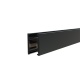 Aca Mini Μαγνητική Ράγα 24V DC 1m Μαύρη (TMS1MB)