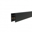 Aca Mini Μαγνητική Ράγα 24V DC 2m Μαύρη (TMS2MB)