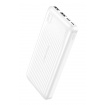 XO PB301 Power Bank 10000mAh με 2 Θύρες USB-A Λευκό