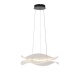 Arte Illumina Φωτιστικό Κρεμαστό Ακρυλικό Στρογγυλό LED 48W Ø 540mm 3000K 4320lm Μαύρο FIRENZE (144-15041)