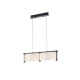 Arte Illumina Φωτιστικό Κρεμαστό Ακρυλικό Δίφωτο 2Χ16W 3000K 3024lm 700X270X160mm ΓΑΛΛΙΚΟ Χρυσό RAVENA (144-15046)