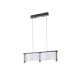 Arte Illumina Φωτιστικό Κρεμαστό Ακρυλικό Δίφωτο 2Χ16W 3000K 3024lm 700X270X160mm ΓΑΛΛΙΚΟ Χρυσό RAVENA (144-15046)