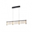 Arte Illumina Φωτιστικό Κρεμαστό Ακρυλικό Τρίφωτο 3Χ16W 3000K 4320lm 1000X270X160mm ΓΑΛΛΙΚΟ Χρυσό RAVENA (144-15047)