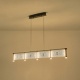 Arte Illumina Φωτιστικό Κρεμαστό Ακρυλικό Τετράφωτο 4Χ15W 3000K 5400lm 1300 X270 X160mm ΓΑΛΛΙΚΟ Χρυσό RAVENA (144-15048)