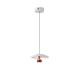 Arte Illumina Φωτιστικό Κρεμαστό Αλουμινίου LED 8W 3000Κ 400lm Φ230mm KOKKINO ENIGMA (144-15052)
